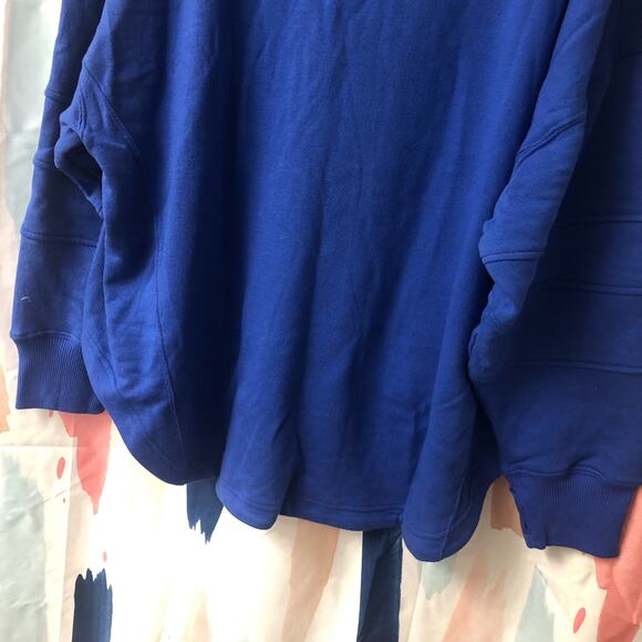 NWOT Free People Movement Warm Down Pullover in Electric Cobalt Blue Size Small - Picture 13 of 16